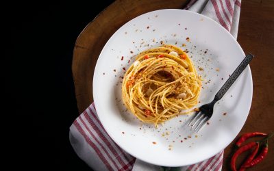 A plate of pasta